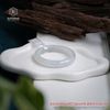  Vòng Khối Ngọc Phỉ Thúy Jade A Bạch Nguyệt Quang Điểm Chu Sa Cao Cấp Bản Hẹ 11.9 x 8.8 x 55 (Không Kén Mệnh) 2529599 