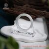  Vòng Khối Ngọc Phỉ Thúy Jade A Bạch Nguyệt Quang Điểm Chu Sa Cao Cấp Bản Hẹ 11.9 x 8.8 x 55 (Không Kén Mệnh) 2529599 