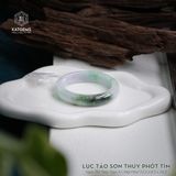  Vòng Khối Ngọc Phỉ Thúy Lục Táo Sơn Thủy Phớt Tím Cao Cấp Bản Hẹ 12.3 x 8.5 x 54.2 (Không Kén Mệnh) 2528780 