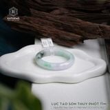  Vòng Khối Ngọc Phỉ Thúy Lục Táo Sơn Thủy Phớt Tím Cao Cấp Bản Hẹ 12.3 x 8.5 x 54.2 (Không Kén Mệnh) 2528780 