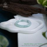  Vòng Khối Ngọc Phỉ Thúy Băng Hoa Lam Thiên Cao Cấp Bản Hẹ 8.6 x 7.5 x 55 (Không Kén Mệnh) 2530126 