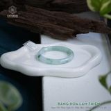  Vòng Khối Ngọc Phỉ Thúy Băng Hoa Lam Thiên Cao Cấp Bản Hẹ 8.6 x 7.5 x 55 (Không Kén Mệnh) 2530126 