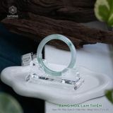  Vòng Khối Ngọc Phỉ Thúy Băng Hoa Lam Thiên Cao Cấp Bản Hẹ 8.6 x 7.5 x 55 (Không Kén Mệnh) 2530126 