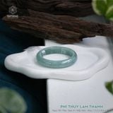  Vòng Khối Phỉ Thúy Lam Thanh Bản Hẹ 13.2 x 8.8 x 58.5 (Không Kén Mệnh) 2530132 