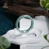  Vòng Khối Phỉ Thúy Lam Thanh Bản Hẹ 13.2 x 8.8 x 58.5 (Không Kén Mệnh) 2530132 