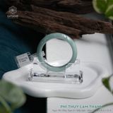  Vòng Khối Phỉ Thúy Lam Thanh Bản Hẹ 12.8 x 8.2 x 53.4 Không Kén Mệnh) 2530130 