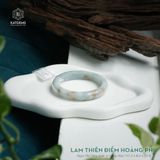  Vòng Khối Ngọc Phỉ Thúy Lam Thiên Điểm Hoàng Phỉ Cao Cấp Bản Hẹ 11.3  x 8.2 x 55.9 (Không Kén Mệnh) 2527961 