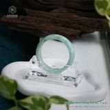  Vòng Khối Ngọc Phỉ Thúy Xanh Lục Táo Cao Cấp Bản Hẹ 12.5 x 8.2 x 52.1 (Không Kén Mệnh) 2531551 