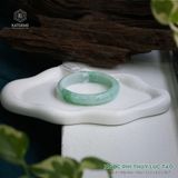  Vòng Khối Ngọc Phỉ Thúy Xanh Lục Táo Cao Cấp Bản Hẹ 12.3 x 8.2 x 56.7 (Không Kén Mệnh) 2531547 