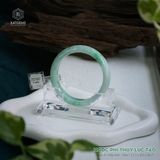  Vòng Khối Ngọc Phỉ Thúy Xanh Lục Táo Cao Cấp Bản Hẹ 12.3 x 8.2 x 56.7 (Không Kén Mệnh) 2531547 