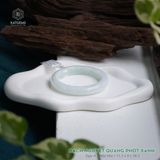  Vòng Khối Ngọc Phỉ Thúy Bạch Nguyệt Quang (Bạch Ngọc) Cao Cấp Bản Hẹ 11.3 x 9 x 58.3 (Không Kén Mệnh) 2531542 