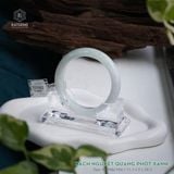  Vòng Khối Ngọc Phỉ Thúy Bạch Nguyệt Quang (Bạch Ngọc) Cao Cấp Bản Hẹ 11.3 x 9 x 58.3 (Không Kén Mệnh) 2531542 