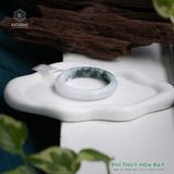  Vòng Khối Ngọc Phỉ Thúy Hoa Bay Cao Cấp Bản Hẹ 12.2 x 8.3 x 55.6 (Không Kén Mệnh) 2531546 