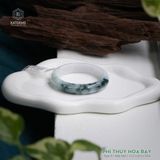  Vòng Khối Ngọc Phỉ Thúy Hoa Bay Cao Cấp Bản Hẹ 12.2 x 8.3 x 55.6 (Không Kén Mệnh) 2531546 