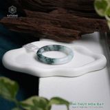  Vòng Khối Ngọc Phỉ Thúy Hoa Bay Cao Cấp Bản Hẹ 11.1 x 8 x 54.6 (Không Kén Mệnh) 2531545 