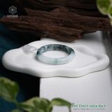  Vòng Khối Ngọc Phỉ Thúy Hoa Bay Cao Cấp Bản Hẹ 11.1 x 8 x 54.6 (Không Kén Mệnh) 2531545 