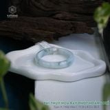  Vòng Khối Ngọc Phỉ Thúy Hoa Bay  Phớt Hoàng Phỉ Cao Cấp Bản Hẹ 11.8 x 8.5 x 56.5 (Không Kén Mệnh) 2532238 