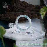  Vòng Khối Ngọc Phỉ Thúy Hoa Bay  Phớt Hoàng Phỉ Cao Cấp Bản Hẹ 11.8 x 8.5 x 56.5 (Không Kén Mệnh) 2532238 