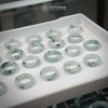 Nhẫn Khối Ngọc Phỉ Thuý Hoa Bay Chất Nếp Băng ni 15-19mm (Không Kén Mệnh) 