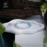  Vòng Khối Ngọc Phỉ Thúy Hoa Bay  Phớt Hoàng Phỉ Cao Cấp Bản Đũa 8.8 x 8.5 x 53.3 (Không Kén Mệnh) 2532249 