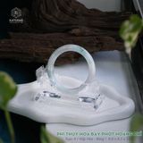  Vòng Khối Ngọc Phỉ Thúy Hoa Bay  Phớt Hoàng Phỉ Cao Cấp Bản Đũa 8.8 x 8.5 x 53.3 (Không Kén Mệnh) 2532249 