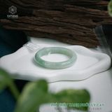  Vòng Khối Ngọc Phỉ Thúy Xanh Phớt Lý Cay Cao Cấp Bản Hẹ 11.3 x 8 x 56.9 (Không Kén Mệnh) 2533582 