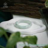  Vòng Khối Ngọc Phỉ Thúy Xanh Ngọc Điểm Hoa Bay Cao Cấp Bản Hẹ 12.3 x 7.6 x 55 (Không Kén Mệnh) 2533597 