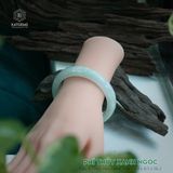  Vòng Khối Ngọc Phỉ Thúy Xanh Ngọc Cao Cấp Bản Hẹ 11.8 x 8.1 x 56.2 (Không Kén Mệnh) 2533593 