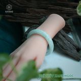  Vòng Khối Ngọc Phỉ Thúy Xanh Ngọc Cao Cấp Bản Hẹ 12.2 x 8.3 x 56.2 (Không Kén Mệnh) 2533596 