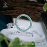  Vòng Khối Ngọc Phỉ Thúy Xanh Phớt Lý Cay Cao Cấp Bản Hẹ 9.8 x 7.6 x 57 (Không Kén Mệnh) 2533585 