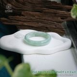  Vòng Khối Ngọc Phỉ Thúy Xanh Phớt Lý Cay Cao Cấp Bản Hẹ 14.1 x 7.8 x 56.9 (Không Kén Mệnh) 2533584 