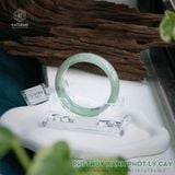  Vòng Khối Ngọc Phỉ Thúy Xanh Phớt Lý Cay Cao Cấp Bản Hẹ 14.1 x 7.8 x 56.9 (Không Kén Mệnh) 2533584 