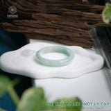  Vòng Khối Ngọc Phỉ Thúy Xanh Phớt Lý Cay Cao Cấp Bản Hẹ 11.8 x 7.8 x 57 (Không Kén Mệnh) 2533581 