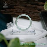  Vòng Khối Ngọc Phỉ Thúy Xanh Phớt Lý Cay Cao Cấp Bản Hẹ 10.8 x 6.3 x 53.6 (Không Kén Mệnh) 2533583 