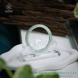  Vòng Khối Ngọc Phỉ Thúy Xanh Phớt Lý Cay Cao Cấp Bản Hẹ 10.8 x 6.3 x 53.6 (Không Kén Mệnh) 2533583 