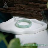  Vòng Khối Ngọc Phỉ Thúy Xanh Phớt Lý Cay Cao Cấp Bản Hẹ 10.8 x 6.3 x 53.6 (Không Kén Mệnh) 2533583 