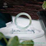  Vòng Khối Ngọc Phỉ Thúy Xanh Ngọc Phớt Hoàng Phỉ Cao Cấp Bản Hẹ 12.2 x 8.3 x 54.8 (Không Kén Mệnh) 2533595 