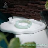  Vòng Khối Ngọc Phỉ Thúy Xanh Ngọc Phớt Hoàng Phỉ Cao Cấp Bản Hẹ 12.2 x 8.3 x 54.8 (Không Kén Mệnh) 2533595 