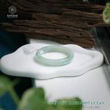  Vòng Khối Ngọc Phỉ Thúy Xanh Phớt Lý Cay Cao Cấp Bản Hẹ 12.1 x 8 x 56.6 (Không Kén Mệnh) 2533590 