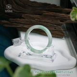  Vòng Khối Ngọc Phỉ Thúy Xanh Phớt Lý Cay Cao Cấp Bản Hẹ 12.1 x 8 x 56.6 (Không Kén Mệnh) 2533590 