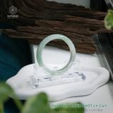  Vòng Khối Ngọc Phỉ Thúy Xanh Phớt Lý Cay Cao Cấp Bản Hẹ 12.1 x 8 x 56.6 (Không Kén Mệnh) 2533590 