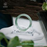  Vòng Khối Ngọc Phỉ Thúy Xanh Phớt Lý Cay Cao Cấp Bản Hẹ 11.2 x 8 x 56.4 (Không Kén Mệnh) 2533589 