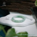  Vòng Khối Ngọc Phỉ Thúy Xanh Phớt Lý Cay Cao Cấp Bản Hẹ 11.2 x 8 x 56.4 (Không Kén Mệnh) 2533589 