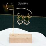  Khuyên Tai Ngọc Bích Canada Vàng Trang Sức VIP (Không Kén Mệnh) 