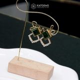  Khuyên Tai Ngọc Bích Canada Vàng Trang Sức VIP (Không Kén Mệnh) 