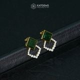  Khuyên Tai Ngọc Bích Canada Vàng Trang Sức VIP (Không Kén Mệnh) 