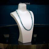  Chuỗi Vòng Cổ Ngọc Phỉ Thúy Jade A Hạt 7.6ly (Không Kén Mệnh) 