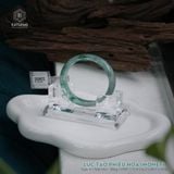  Vòng Khối Ngọc Phỉ Thúy Jade A Lục Táo Phiêu Hoa (MONET) Cao Cấp Bản Oval 11.8 x 6.2 x 46.5 X 53.8 (Không Kén Mệnh) 2534672 