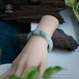  Vòng Khối Ngọc Phỉ Thúy Băng Hoa Bay Cao Cấp Bản Hẹ 12 x 7.2 x 53.2 (Không Kén Mệnh) 2535559 