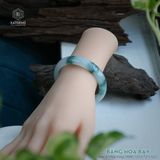  Vòng Khối Ngọc Phỉ Thúy Băng Hoa Bay Cao Cấp Bản Hẹ 12 x 7.2 x 53.2 (Không Kén Mệnh) 2535559 